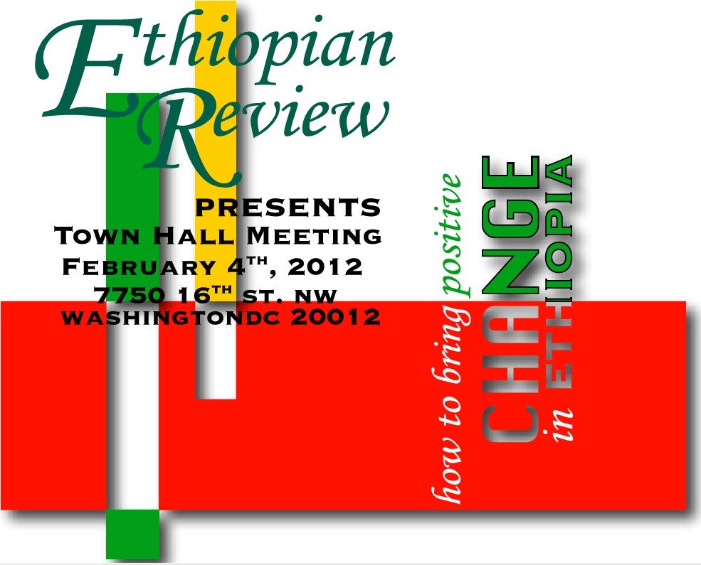 Ethiopian Review town hall meeting, Washington DC, Feb. 4, 2012