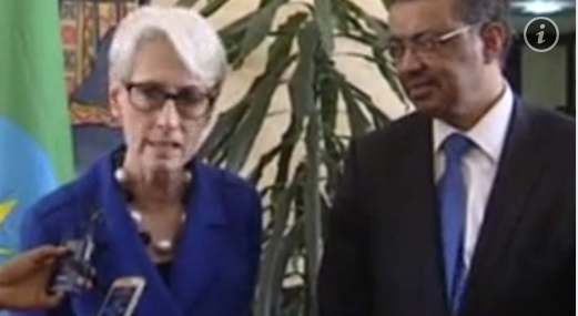 Wendy Sherman with TPLF Foreign Minister
